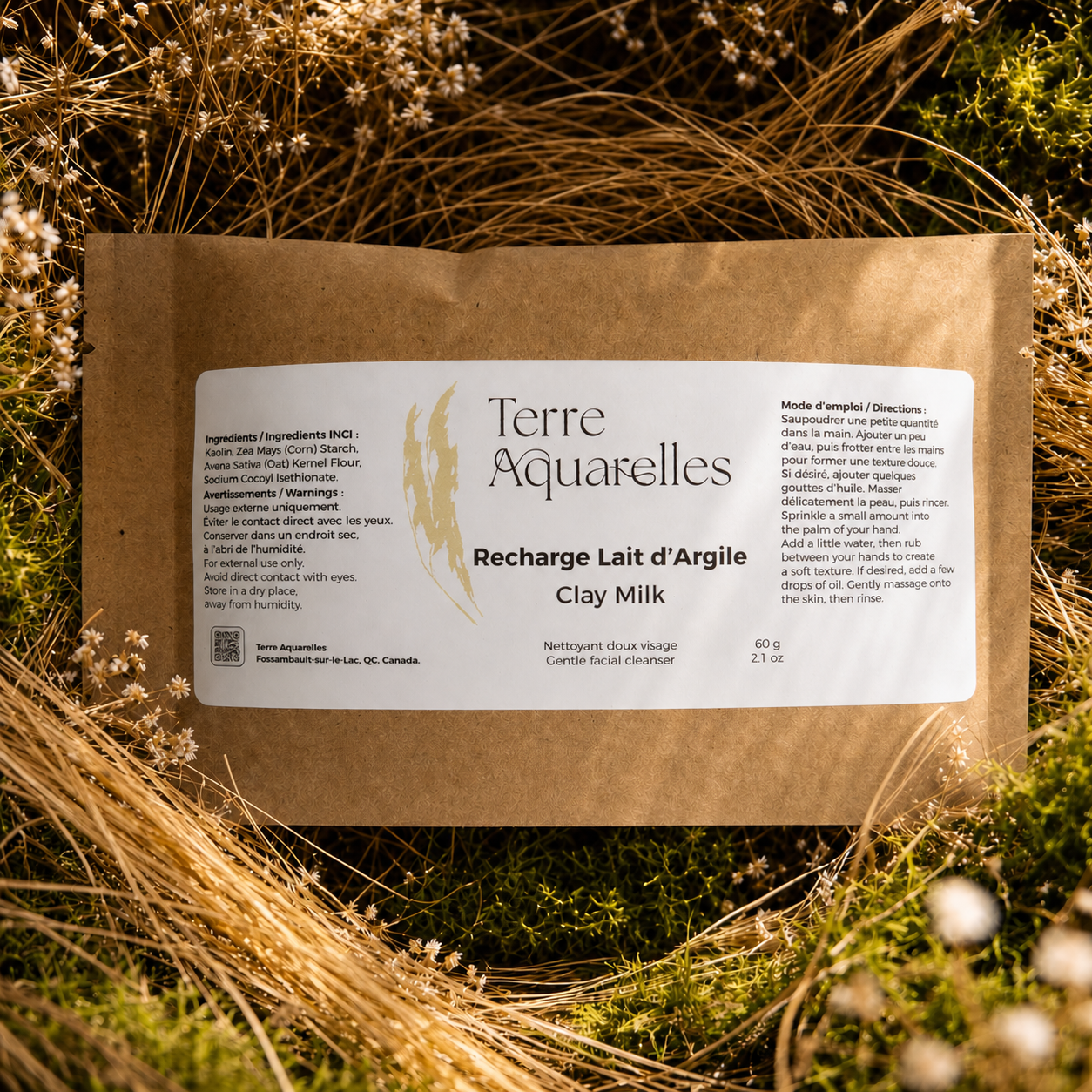 Recharge – Poudre Lait d’Argile – 60 g