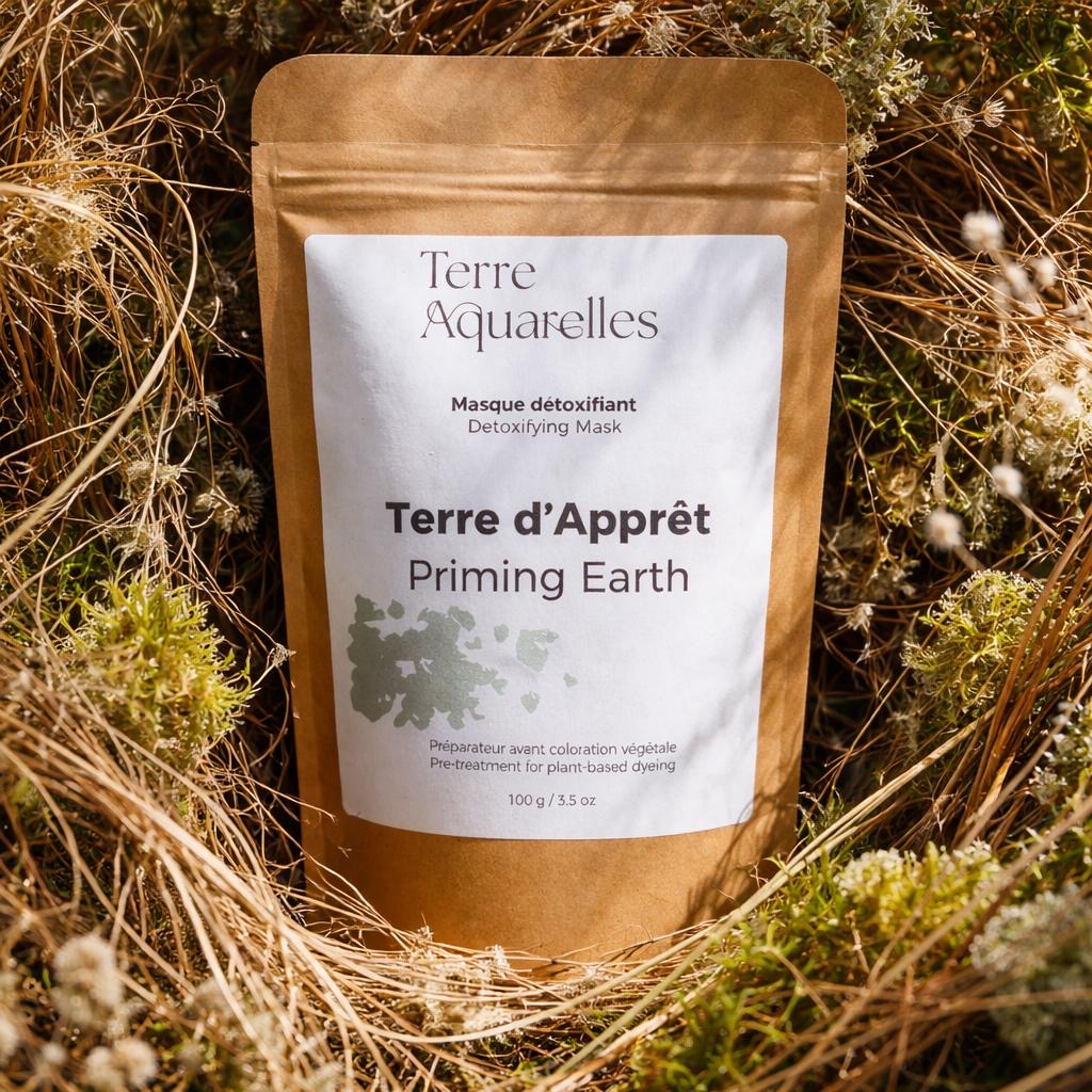 Masque Terre d’Apprêt –  Cheveux – Préparateur avant coloration végétale – 100 g